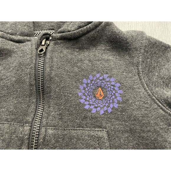 Grey Gray Volcom Baby Sweatshirt Hoodie, Size 12 months - Picture 3 of 6